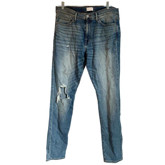 Joe's Jeans Men's The Dean Distressed Jeans Denim Light Blue Size 34 NWT - Picture 5 of 14